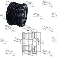 SIDAT 455285 - Rueda libre alternador