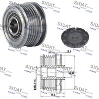 SIDAT 455287 - Rueda libre alternador