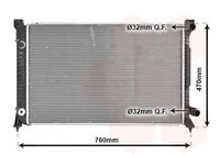 VAN WEZEL 03002158 - Radiador, refrigeración del motor