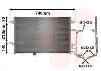 VAN WEZEL 03005137 - Condensador, aire acondicionado