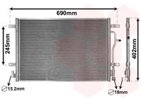 VAN WEZEL 03005199 - Condensador, aire acondicionado