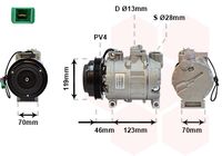 VAN WEZEL 0300K015 - Compresor, aire acondicionado