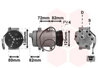 VAN WEZEL 0300K178 - Compresor, aire acondicionado