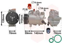 VAN WEZEL 0300K402 - Compresor, aire acondicionado