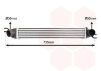 VAN WEZEL 06004340 - Radiador de aire de admisión