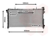 VAN WEZEL 07002077 - Radiador, refrigeración del motor