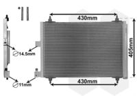 VAN WEZEL 09005173 - Condensador, aire acondicionado