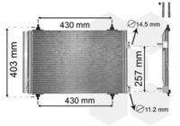 VAN WEZEL 09005231 - Condensador, aire acondicionado