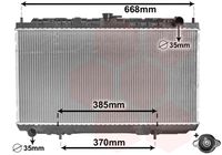 VAN WEZEL 13002216 - Radiador, refrigeración del motor