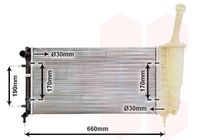 VAN WEZEL 17002300 - Radiador, refrigeración del motor