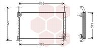 VAN WEZEL 17005204 - Condensador, aire acondicionado