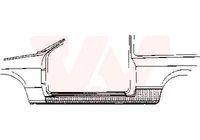 VAN WEZEL 1734101 - Chapa de entrada