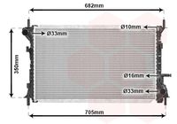 VAN WEZEL 18002379 - Radiador, refrigeración del motor