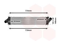 VAN WEZEL 18004480 - Radiador de aire de admisión