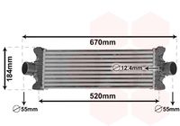 VAN WEZEL 18014710 - Radiador de aire de admisión