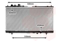 VAN WEZEL 27002151 - Radiador, refrigeración del motor