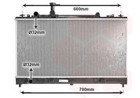 VAN WEZEL 27002162 - Radiador, refrigeración del motor