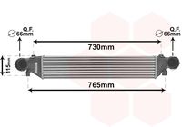 VAN WEZEL 30004297 - Radiador de aire de admisión