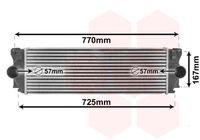 VAN WEZEL 30004396 - Radiador de aire de admisión