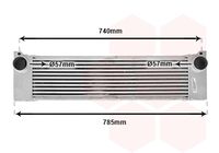 VAN WEZEL 30004473 - Radiador de aire de admisión