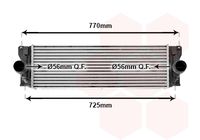 VAN WEZEL 30004582 - Radiador de aire de admisión