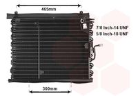 VAN WEZEL 30005160 - Condensador, aire acondicionado