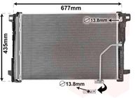 VAN WEZEL 30005450 - Condensador, aire acondicionado