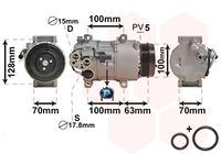 VAN WEZEL 3000K404 - Compresor, aire acondicionado