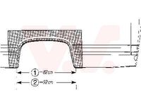 VAN WEZEL 3050.47 - Panel lateral