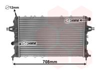 VAN WEZEL 37002293 - Radiador, refrigeración del motor