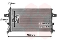 VAN WEZEL 37002482 - Radiador, refrigeración del motor