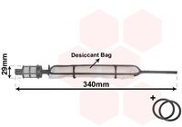 VAN WEZEL 3700D378 - Filtro deshidratante, aire acondicionado