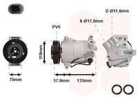 VAN WEZEL 3700K496 - Compresor, aire acondicionado