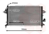 VAN WEZEL 37012364 - Radiador, refrigeración del motor