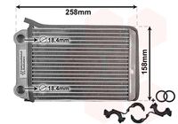 VAN WEZEL 37016701 - Radiador de calefacción