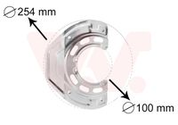 VAN WEZEL 3766371 - Chapa protectora contra salpicaduras, disco de freno