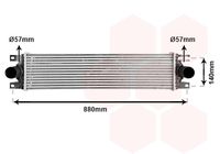 VAN WEZEL 43004359 - Radiador de aire de admisión