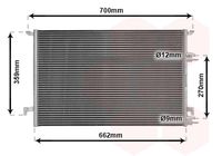 VAN WEZEL 47005060 - Condensador, aire acondicionado