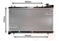 VAN WEZEL 51002016 - Radiador, refrigeración del motor