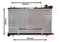 VAN WEZEL 51002049 - Radiador, refrigeración del motor