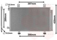 VAN WEZEL 52005090 - Condensador, aire acondicionado