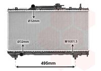 VAN WEZEL 53002141 - Radiador, refrigeración del motor