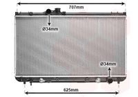 VAN WEZEL 53002322 - Radiador, refrigeración del motor