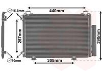 VAN WEZEL 53005267 - Condensador, aire acondicionado