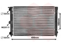 VAN WEZEL 58002039 - Radiador, refrigeración del motor