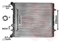 VAN WEZEL 58002152 - Radiador, refrigeración del motor