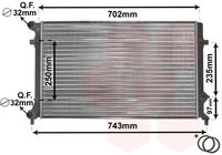 VAN WEZEL 58002204 - Radiador, refrigeración del motor