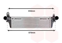 VAN WEZEL 58004313 - Radiador de aire de admisión