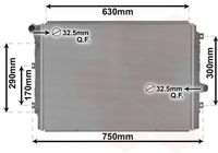 VAN WEZEL 58012713 - Radiador, refrigeración del motor