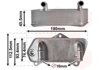 VAN WEZEL 58013701 - Radiador de aceite, transmisión automática